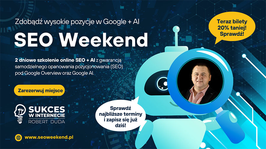 Szkolenie seo weekend